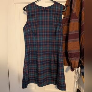NWT Plaid Mini Dress